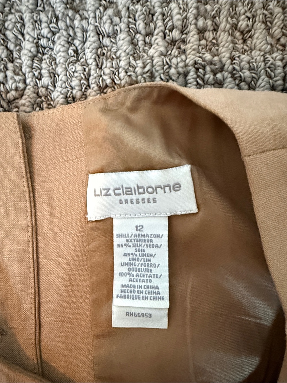 Sleeveless Brown Eyelet Front Women's Top - Picture 7 of 7
